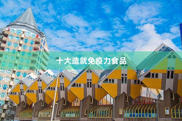 十大造就免疫力食品